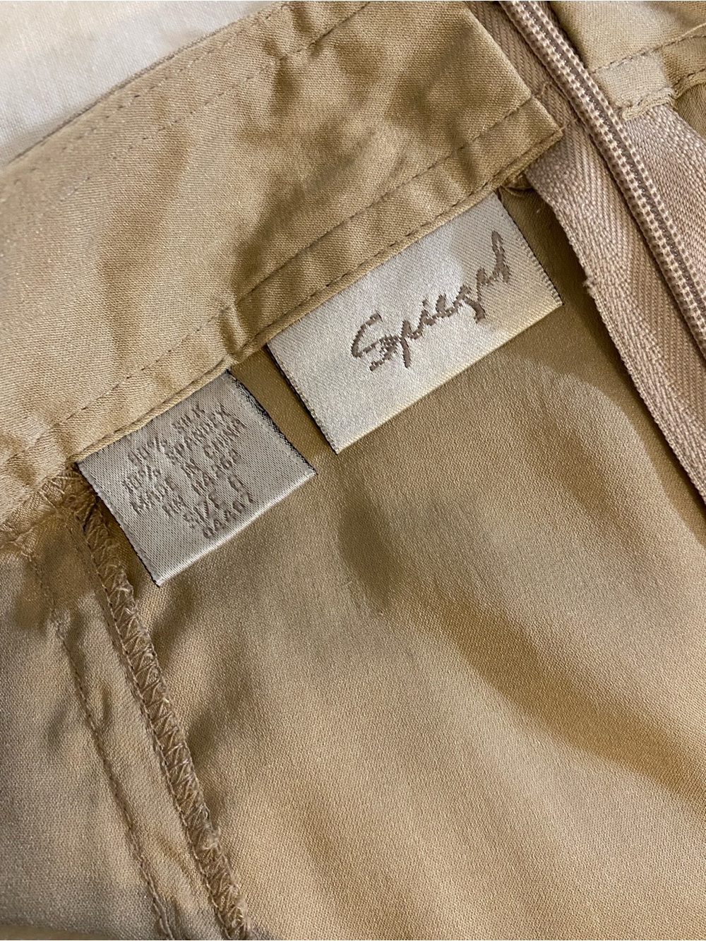 Vintage Fall Y2K Silk Utility Maxi Skirt - Picture 10 of 11